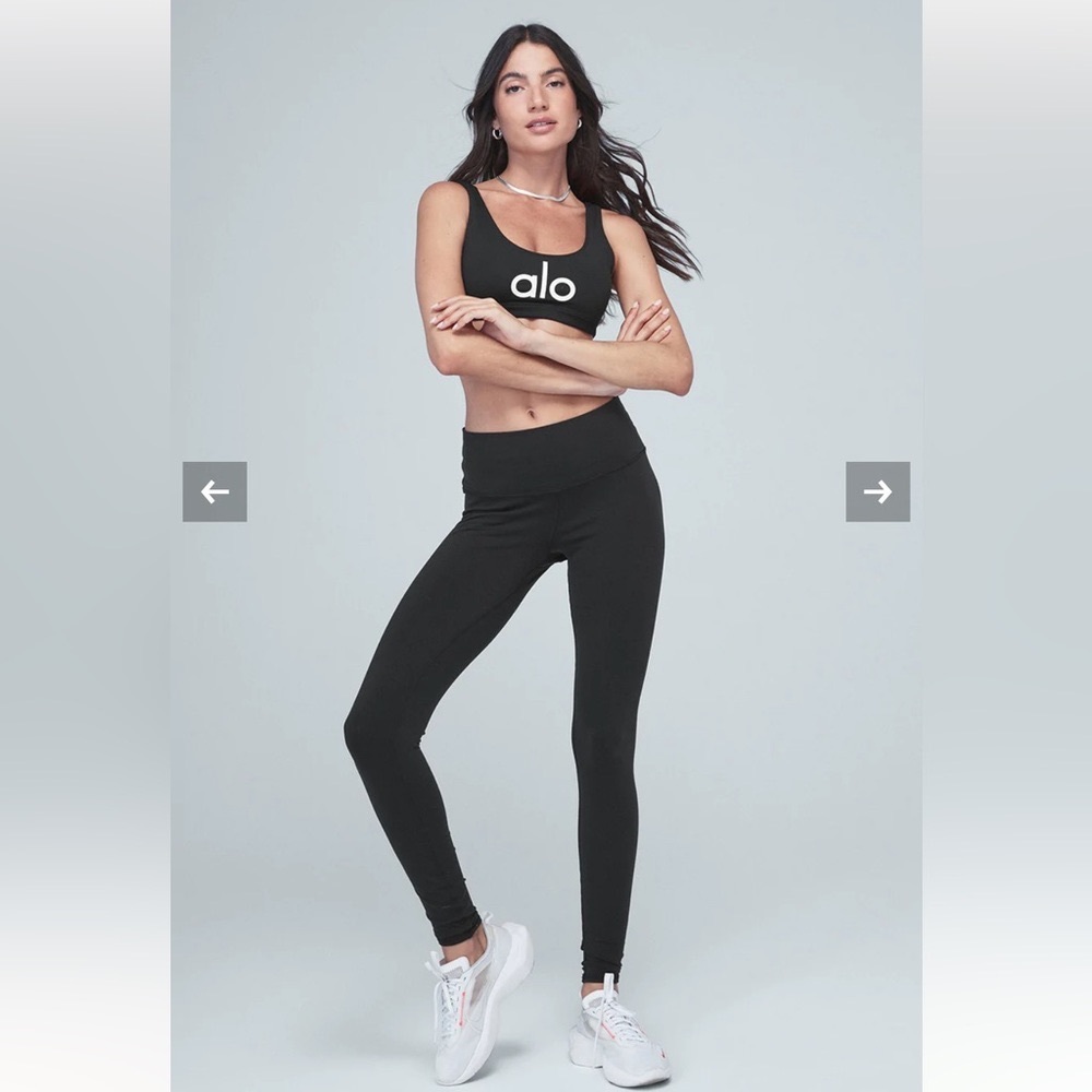 Alo High Waist Air Brush Legging in Black 🖤
